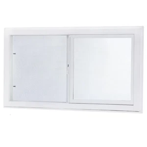 31.75 In. X 13.75 In. Left-Hand Single Sliding Vinyl Window with Dual Pane Insul - Picture 1 of 7