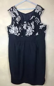 Sexy Vestido de Cóctel Firme Robbie Bee Negro Sin Mangas Talla Grande 22W - Imagen 1 de 10