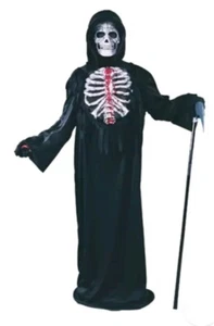 Halloween Boys Bleeding Chest Skeleton Halloween 6 Pc Costume Medium (8-10) EUC - Bild 1 von 10
