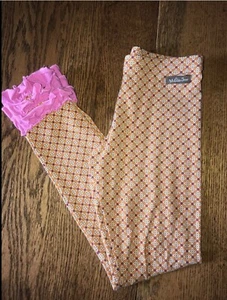 Matilda Jane Ruffle Leggings 10 Make Believe Pretend Today Fall Orange Pants - Picture 1 of 6