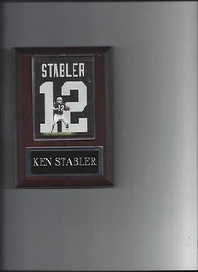 KEN STABLER JERSEY PHOTO PLAQUE OAKLAND RAIDERS LA FOOTBALL NFL - Picture 1 of 1