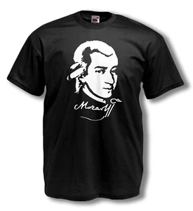 MOZART T-SHIRT - Wolfgang Amadeus Mozart - CLASSICAL COMPOSER - Mens T-shirts - Picture 1 of 25