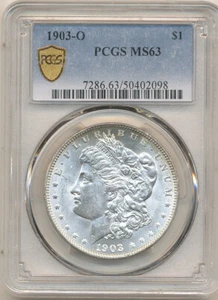 1903 O $1 Morgan Silver Dollar MS 63 PCGS Vibrant! - Picture 1 of 4