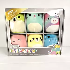 2021 Squishmallow Holiday Bright Squad Christmas Ornaments Neu Versiegelt - Bild 1 von 4