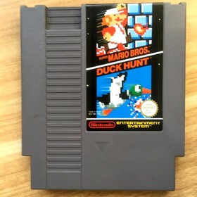 SUPER MARIO BROS / DUCK HUNT - CARTOUCHE 100% ORIGINALE NINTENDO NES PAL B FRA