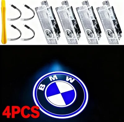 4PACK LED HD Door Welcome Courtesy Ghost Shadow Lights For BMW X1 X2 X3 X4 X5 X6 Foto 1 de 4