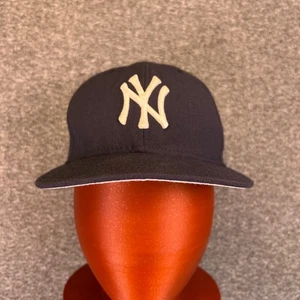 Vintage 90s New York Yankees New Era 59FIFTY Fitted Hat MLB Baseball Size 7 1/4 - Bild 1 von 14