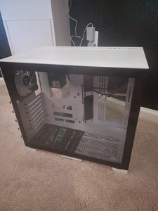 Lian Li O11 Dynamic Mini in White with EVGA Power Supply - Picture 1 of 9