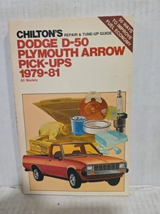 1979-81 Dodge D-50 Plymouth Arrow Pick-Ups Chilton Repair & Tune-Up Guide #7032 - Bild 1 von 5