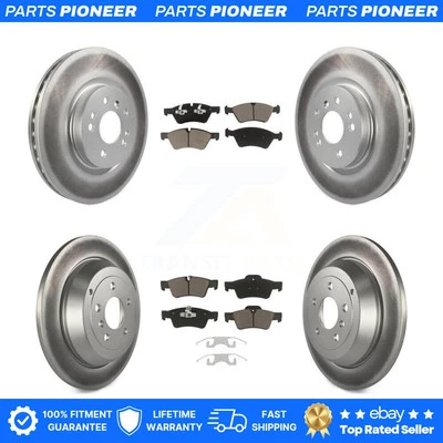 Kit de pastillas cerámicas de rotor de freno delantero trasero recubierto para Mercedes-Benz ML350 R350 ML500 Foto 1 de 4