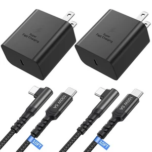 45W USB-C Charger Block, 2 Pack 45 Watt Super Fast Quick Charging Block Apdat... - Picture 1 of 7