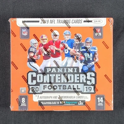 2019 Panini Contenders Football 14 Packs Retail Box NEW SEALED  - Image 1 of 2