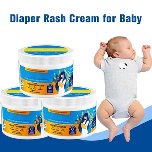 Diaper Rash Cream for Baby 8 Oz Zinc Oxide Ointment Soothes Treats Prevents - Picture 1 of 8