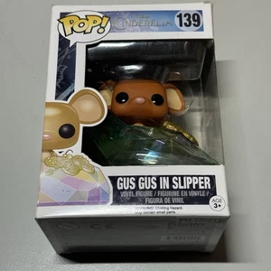 Funko Pop! Disney Cinderella #139, GUS GUS IN SLIPPER Vinyl Fig. NIB Box Damaged - Picture 1 of 6