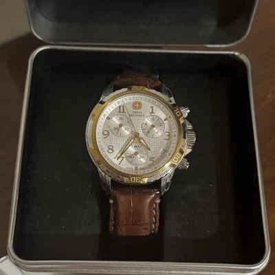 Swiss Military Watch-Men’s Watch Mineral Crystal Stainless USED NOT WORKING - Image 1 of 4