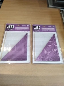 2 X Gemelli di Crafters Companion. Cartelle per goffratura 3D 5"x7". Entrambi nuovi #4 - Foto 1 di 4