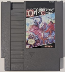 Defender of the Crown Nintendo Entertainment System NES Cleaned and Tested Works
