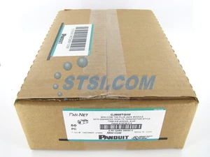 (CAJA DE 50) Módulo Jack Panduit CJ688TGIW Cat6 Mini-Com, Off-White GENIUNE ~STSI - Imagen 1 de 4