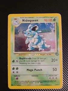 Nidoqueen 7/64 - Jungle Unlimited Vintage WOTC Holo Rare - HP/DMG  - Picture 1 of 2