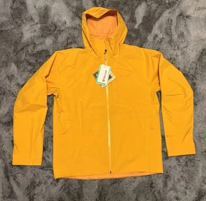 Marmot Men’s Waypoint Gore-Tex Hooded Rain Jacket - Golden Sun - Men's Large NWT - Picture 1 of 24