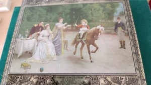 Vintage Schokoladendose mit Gemälde von Jules Girardet - Napoleon & Familie - Bild 1 von 8
