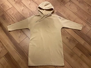 Beiges Kapuzen Sweatshirt Kleid von Looks by Wolfgang Joop in gr. M - Bild 1 von 3