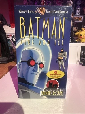 The Adventures of Batman  Robin - Fire and Ice (VHS, 1997) NIB SEALED Sticker - Image 1 of 4