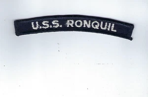 USS ,  Ronquil, SS-396, US Navy "Rocker" - Picture 1 of 1
