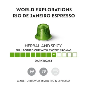 Cápsulas Nespresso Línea Original, Río de Janeiro, 100 cápsulas de café espresso sueltas - Imagen 1 de 2