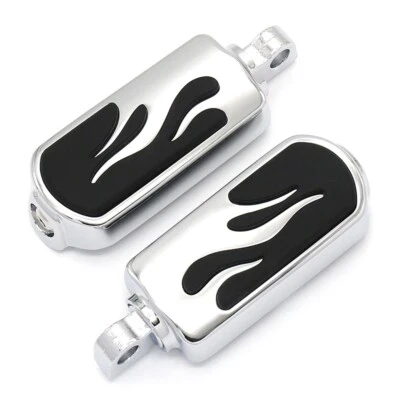 Para Harley 10MM estriberas controles de pie pedales clavijas cromadas Electra Street Glide  Foto 1 de 4