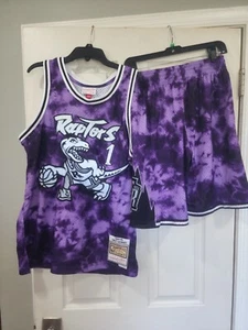 Mitchell and Ness Toronto Raptors Tracy McGrady reflektierende Galaxie Trikot Set Sm - Bild 1 von 16