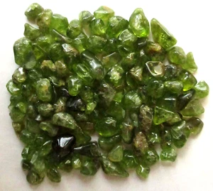Peridoto - Olivino - Caído - 100 gramos - Arizona - Lote de 116 piezas - Imagen 1 de 2