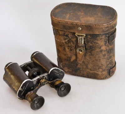 BUSCH PRISMA-BINOCLE 8x "DOPPELT LICHT"  D.R.G.M ⭐antikes Fernglas ⭐RARE⭐ (6023) - Bild 1 von 4