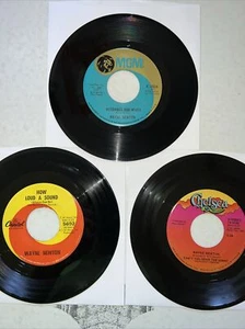 Lot x 3 WAYNE NEWTON 45 Can't Hear The Song? / Husbands And Wives /  Excuse Me - Picture 1 of 8
