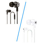 💥 Preiswert: In-Ear Kopfhörer (Headset) 3,5mm mit Mikrofon, schwarz oder weiss