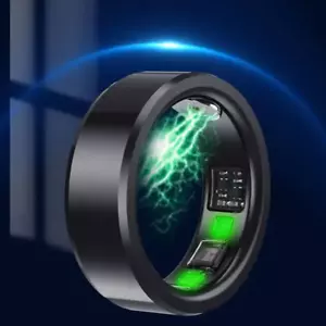 Smart Ring Aktivität Tracker Blutsauerstoff Druck Schlaf - Monitor wasserdicht - Bild 1 von 28