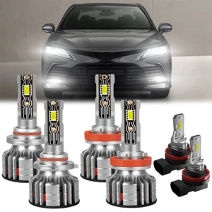 For Toyota Camry 2007-2013 2014 LED Headlight High/Low Beam Fog Light Bulbs Kit - Bild 1 von 11