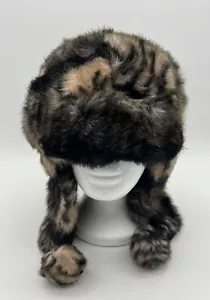 Mudd Faux Fur Winter Women’s Hat With Ear Flaps - Picture 1 of 7