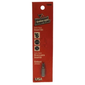 Vermont American 15440 #6 Spanner Extra Hard Insert Bit - Picture 1 of 7