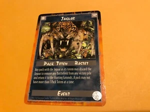Tarjeta CCG JAGUAR: RAGE WAR OF AMAZON, White Wolf Werewolf TCG, Event BASTET Totem - Imagen 1 de 7
