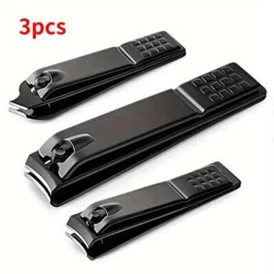 SET 3 TAGLIAUNGHIE IN ACCIAIO INOSSIDABILE CON LIMA PER UNGHIE MANI PIEDI