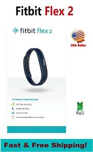 Fitbit Flex 2, FB403NV, Activity Tracker, Navy, Small & Large, Blue Navy