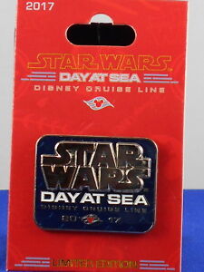 Disney Cruise Line STAR WARS DAY AT SEA Blue Logo 2017 LE 2500 Trading Pin