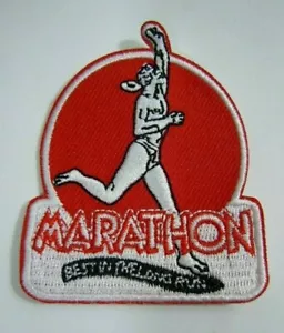 MARATHON GASOLINE Embroidered Iron On Uniform-Jacket Patch 2.25" - Picture 1 of 2