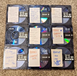 9 Maxell XL II Minidiscs 80 min mit Musik - Bild 1 von 6