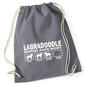 LABRADOODLE LISTEN TO THE WORD by Siviwonder Gym Bag - Picture 1 of 2
