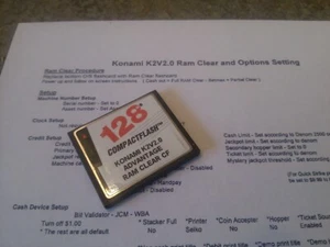 Konami Advantage and Advantage + K2V2.0 clear card - Picture 1 of 1