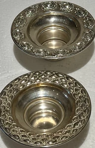 SET OF 2  SMALL STERLING 925 BOWLS REPOUSSE BY :HADAD 120.50 GR GREAT DETAILS - Picture 1 of 3