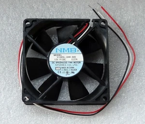 NMB 80mm x 20mm Slim Fan 3 Wire Bare Leads 12V 80x20mm 3108NL-04W-B49 - Picture 1 of 3