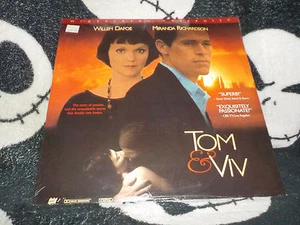 Tom & Viv NEW SEALED Widescreen Laserdisc LD Willem Dafoe Free Ship $50 Orders - Picture 1 of 1